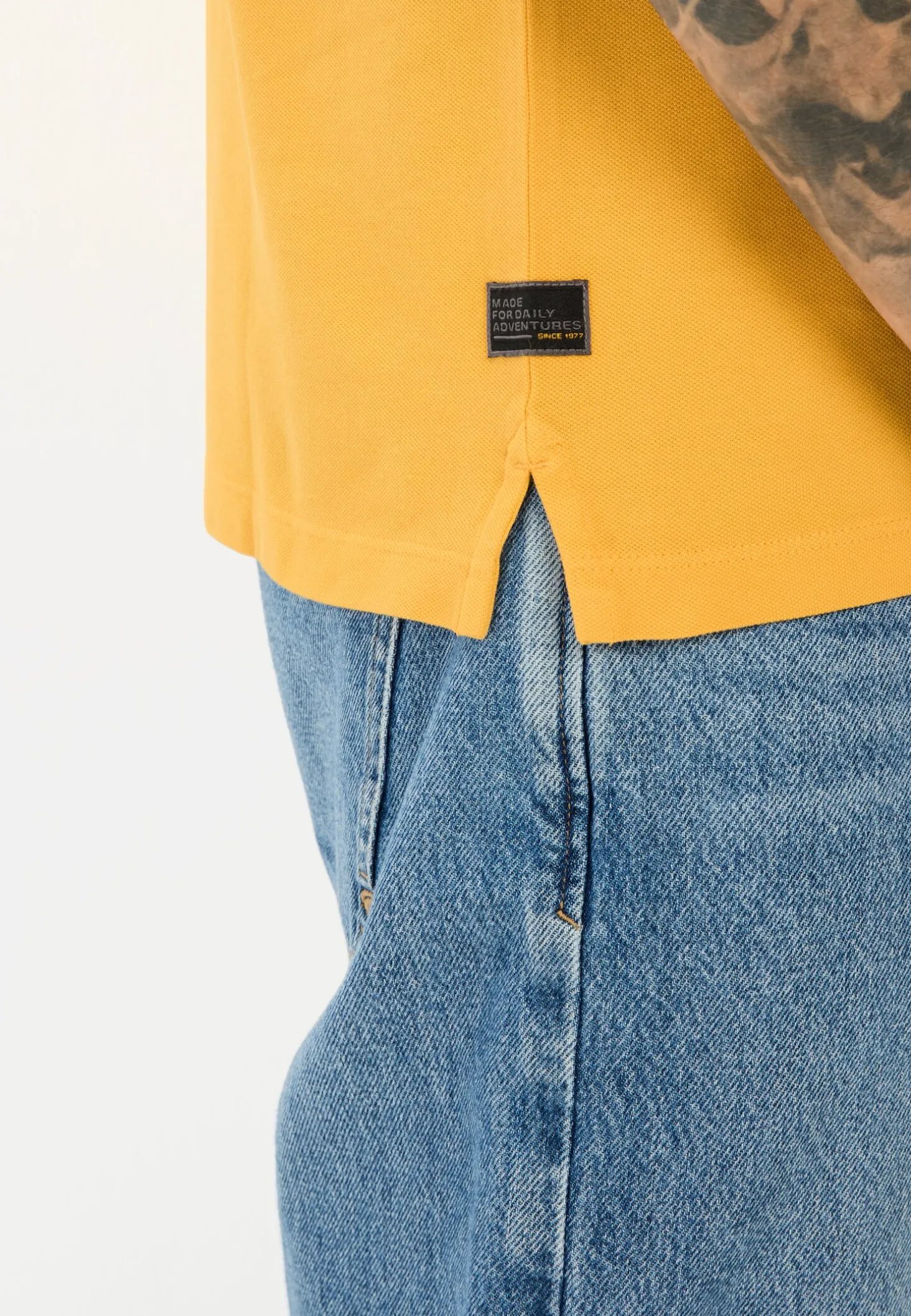 Kurzarm Poloshirt aus Baumwolle