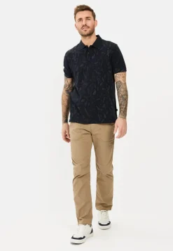 Kurzarm Poloshirt aus reiner Baumwolle