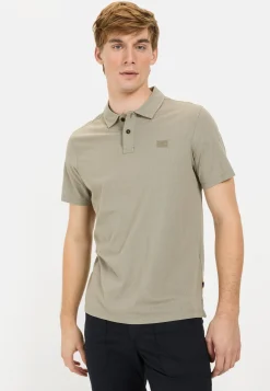 Kurzarm Poloshirt aus reiner Baumwolle