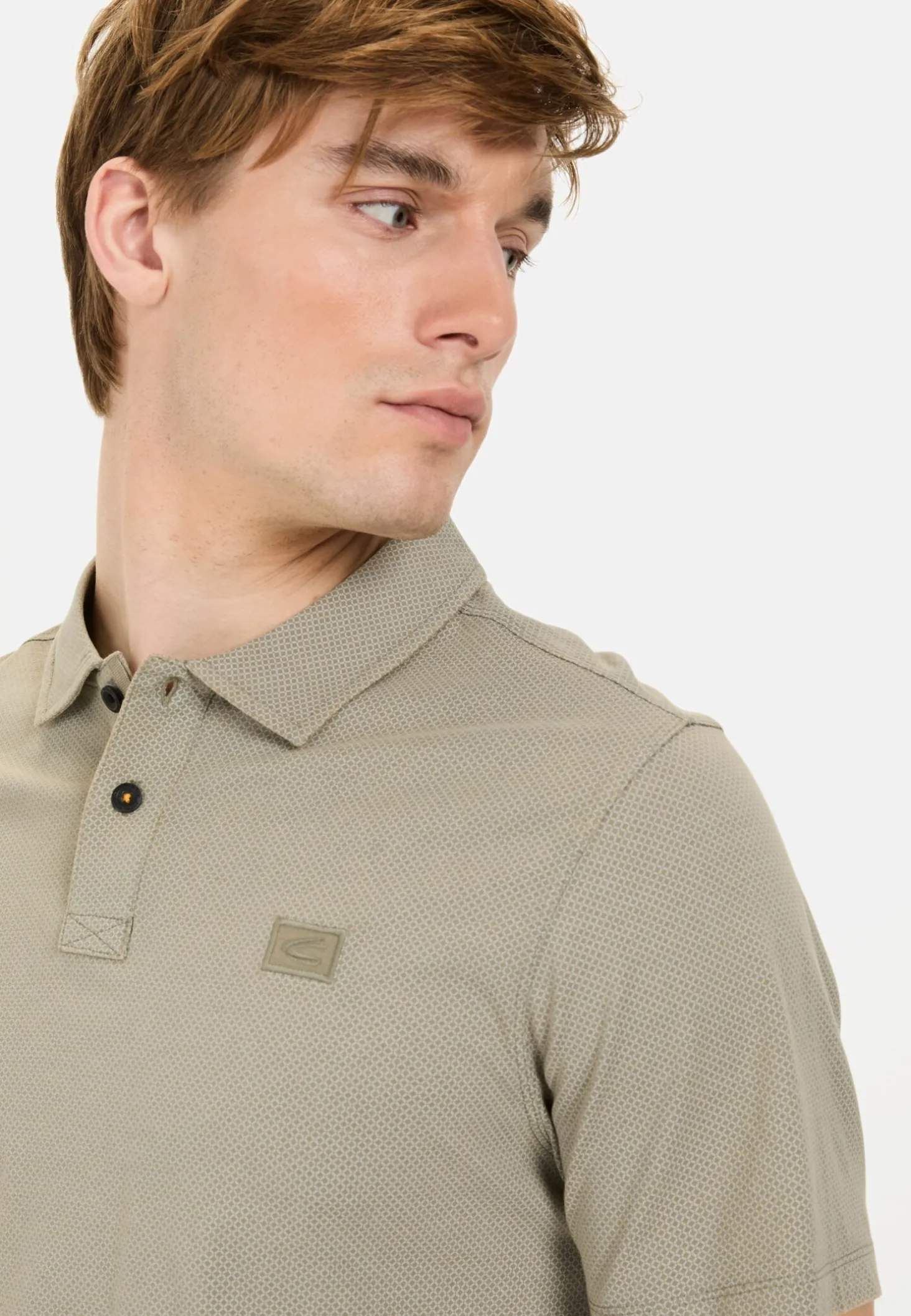 Kurzarm Poloshirt aus reiner Baumwolle