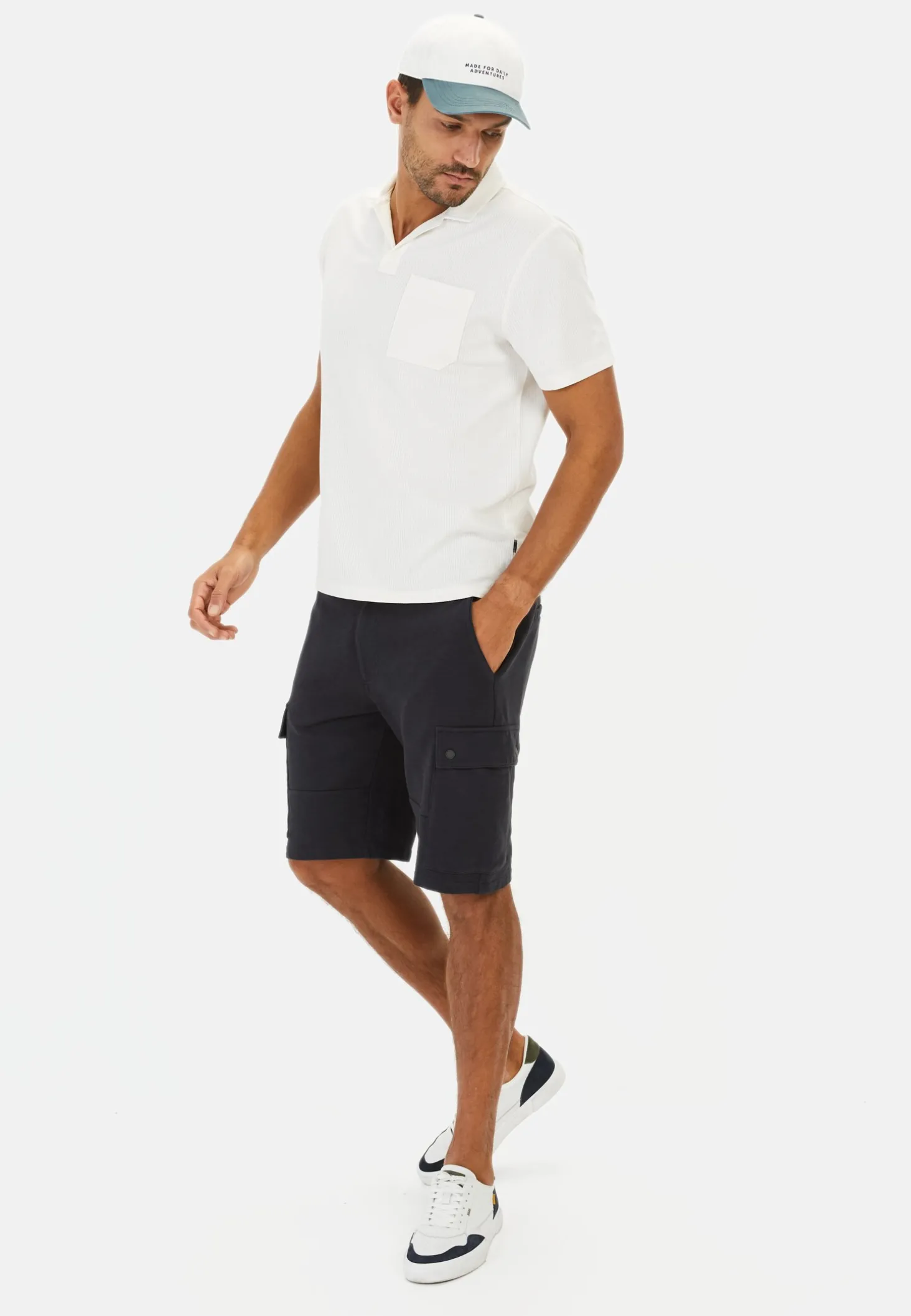 Kurzarm Poloshirt mit Brusttasche