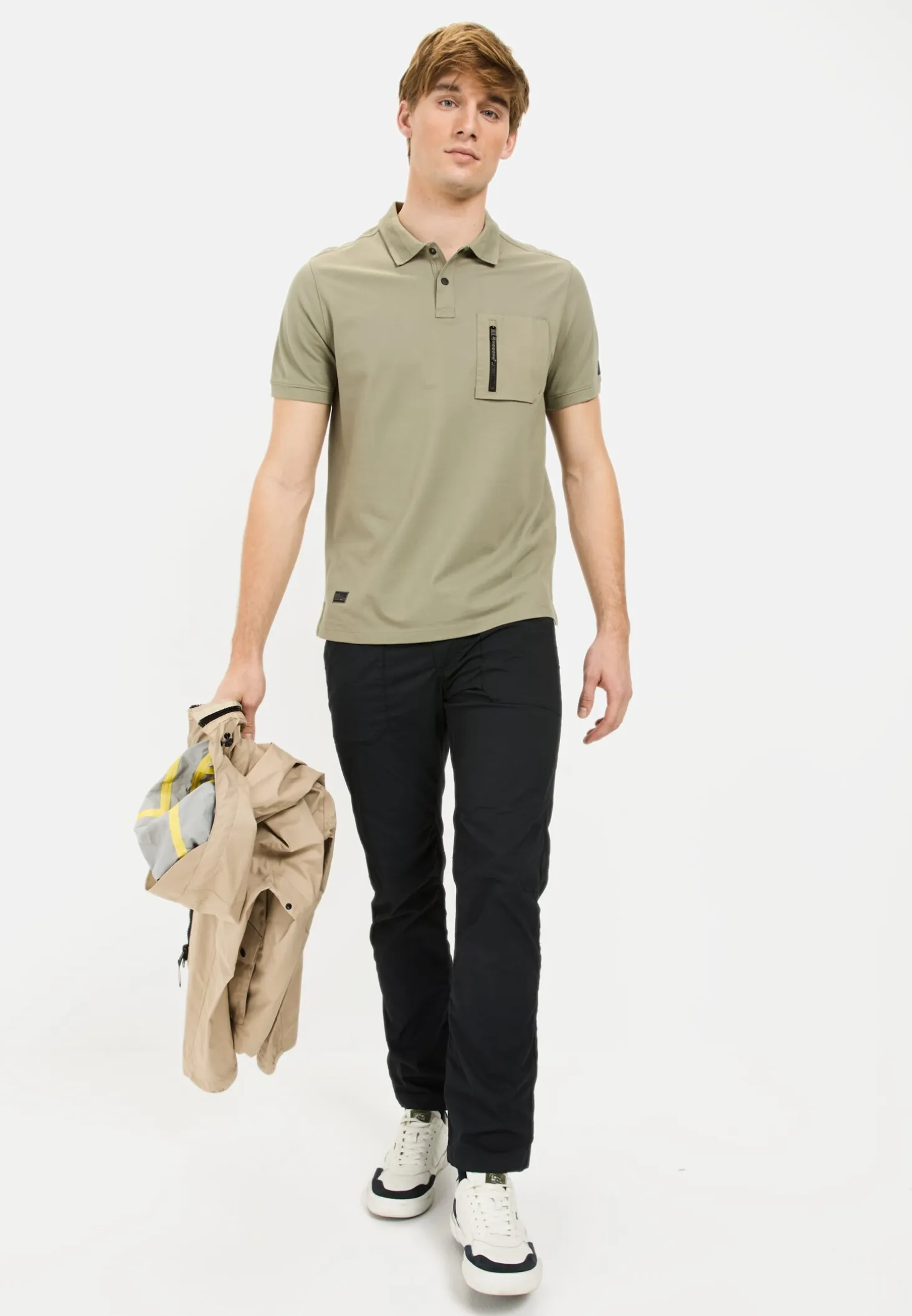 Kurzarm Poloshirt mit Cooling Effekt