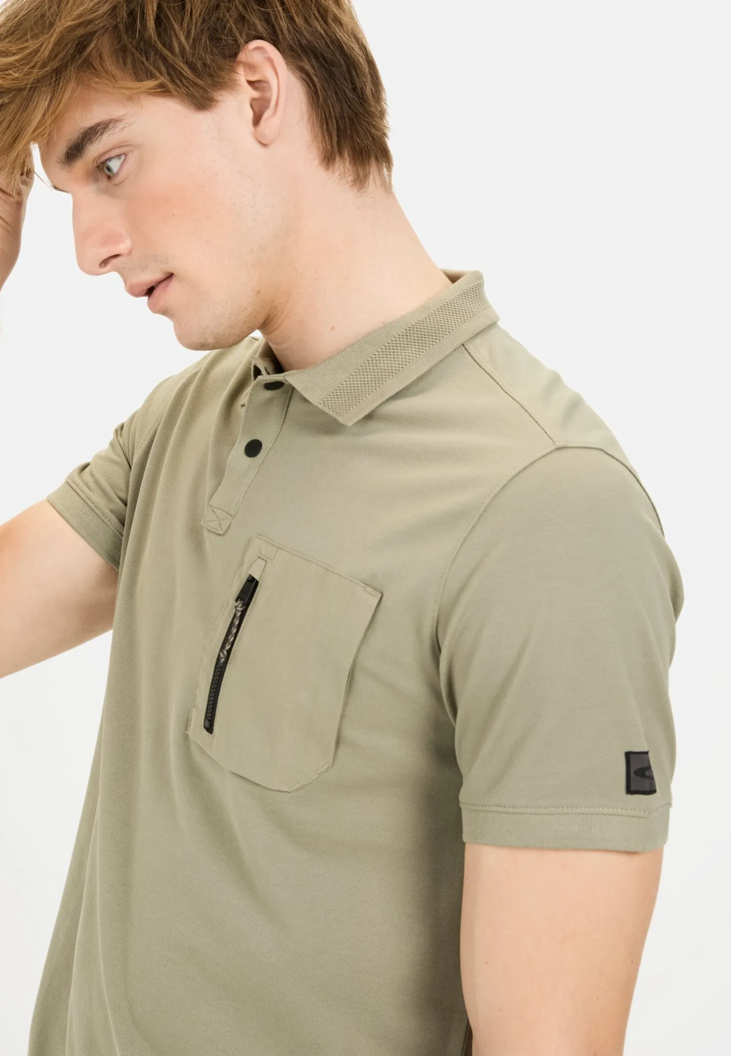 Kurzarm Poloshirt mit Cooling Effekt