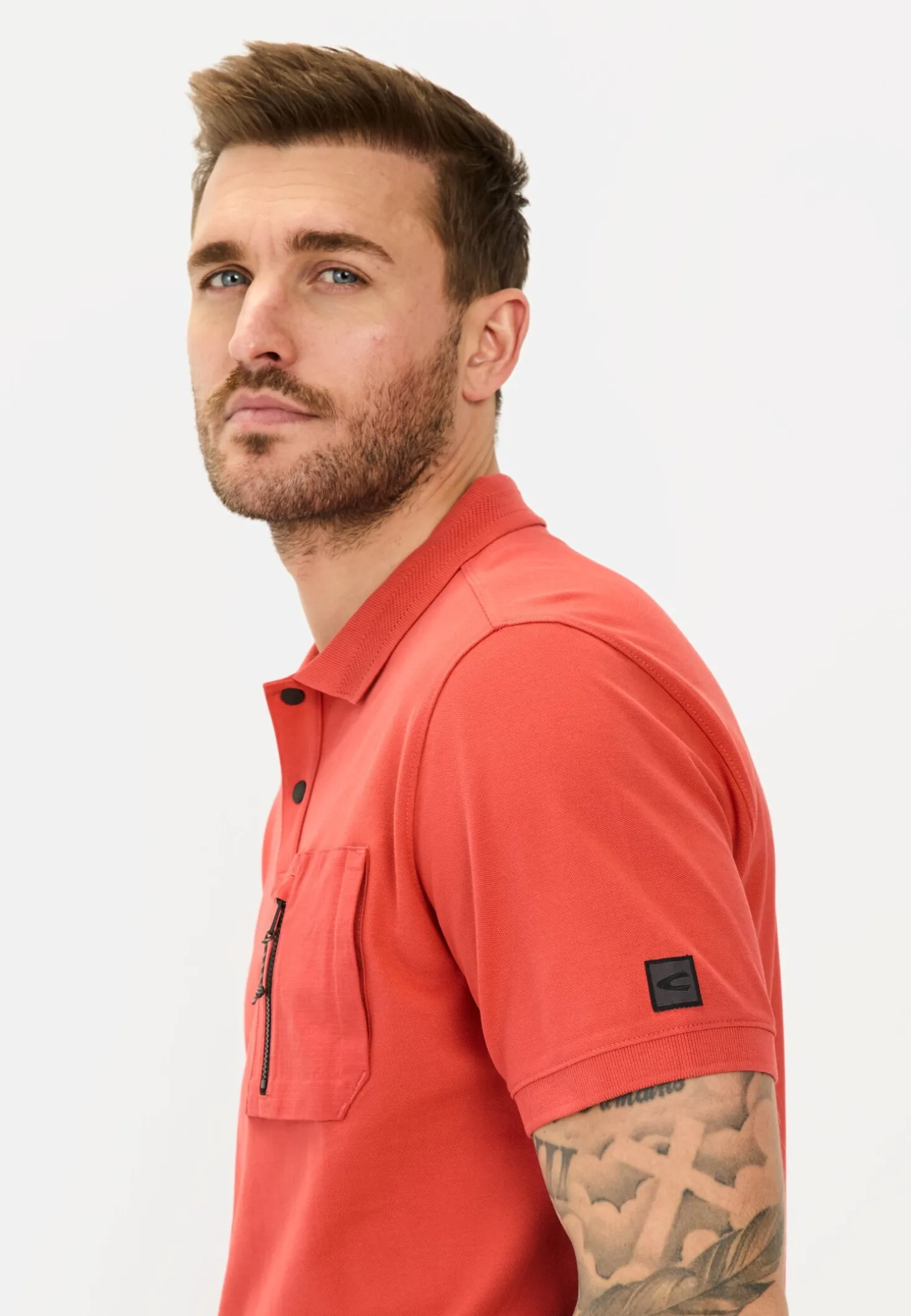 Kurzarm Poloshirt mit Cooling Effekt
