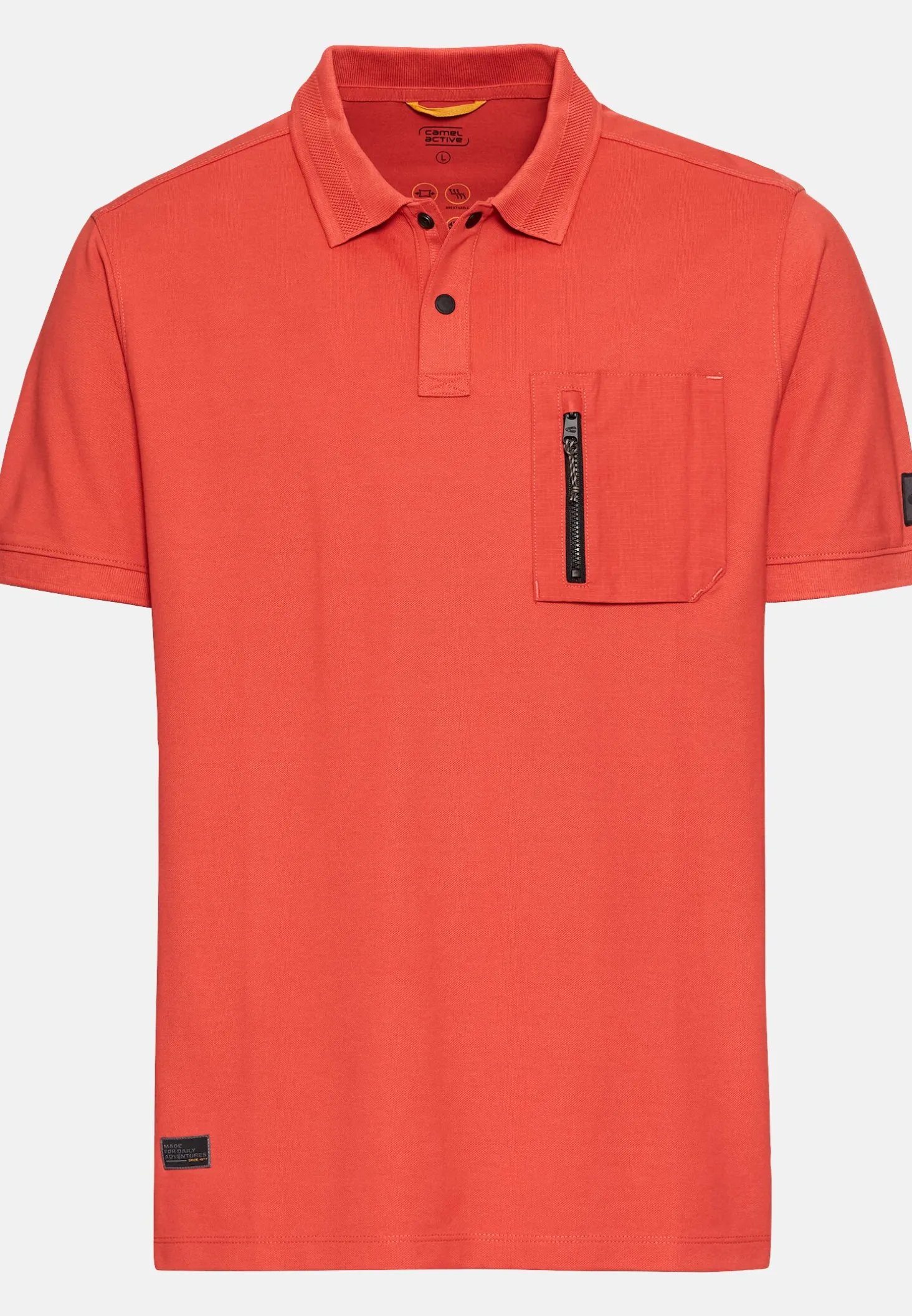 Kurzarm Poloshirt mit Cooling Effekt