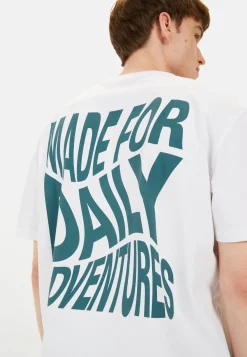 Kurzarm T-Shirt mit Print