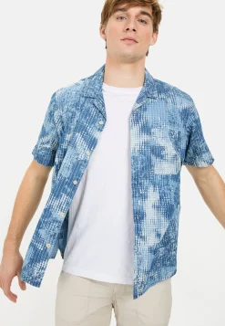 Kurzarmhemd mit Allover-Print