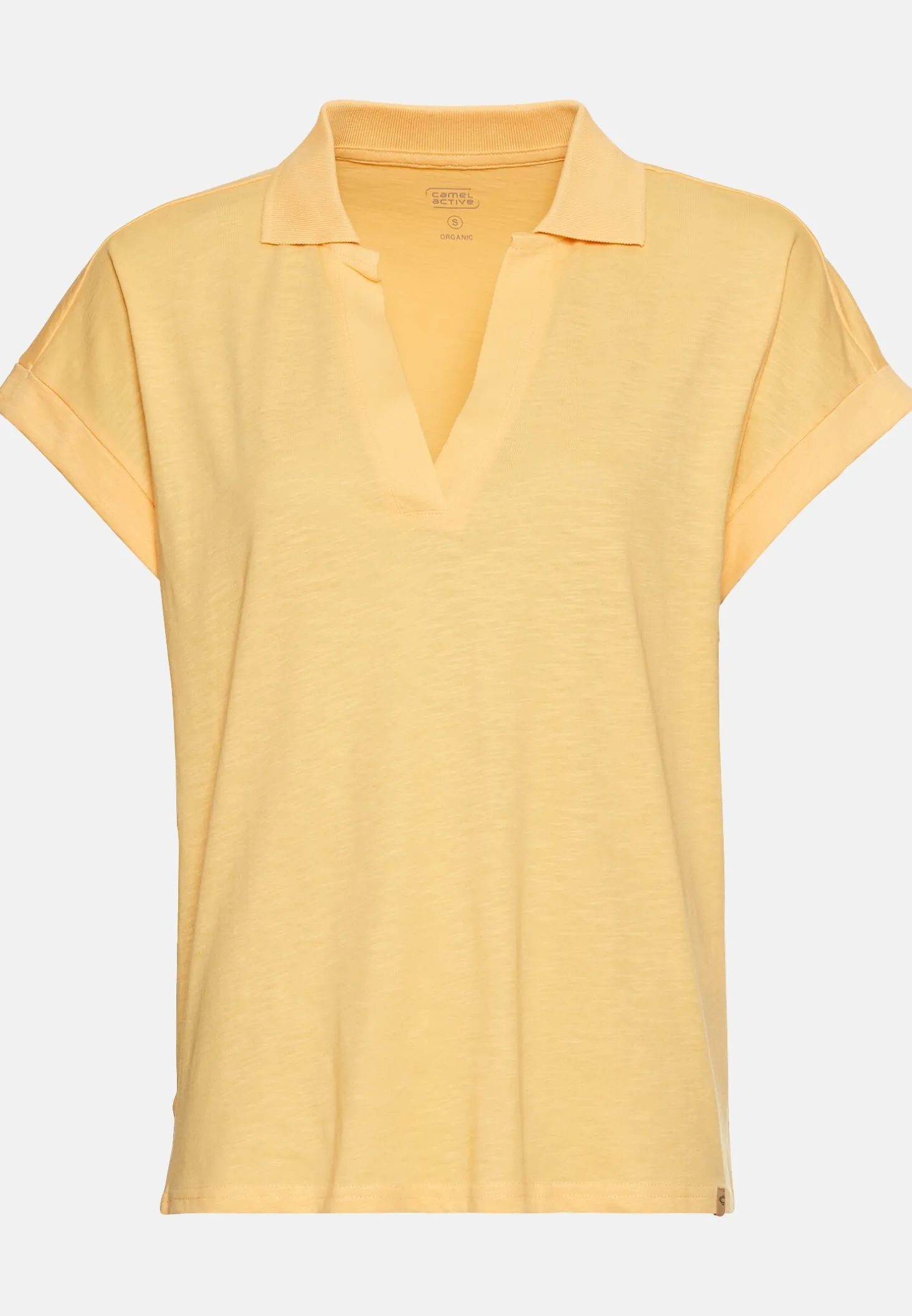 Kurzarmshirt mit Polokragen