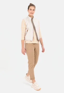 Kurze Steppweste aus recyceltem Polyester