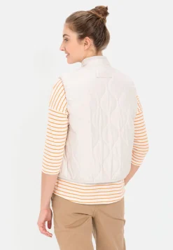 Kurze Steppweste aus recyceltem Polyester
