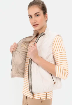 Kurze Steppweste aus recyceltem Polyester