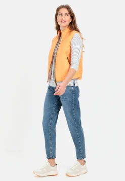 Kurze Steppweste aus recyceltem Polyester