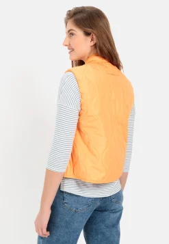 Kurze Steppweste aus recyceltem Polyester