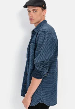 Langarm Hemd im Overshirt-Look