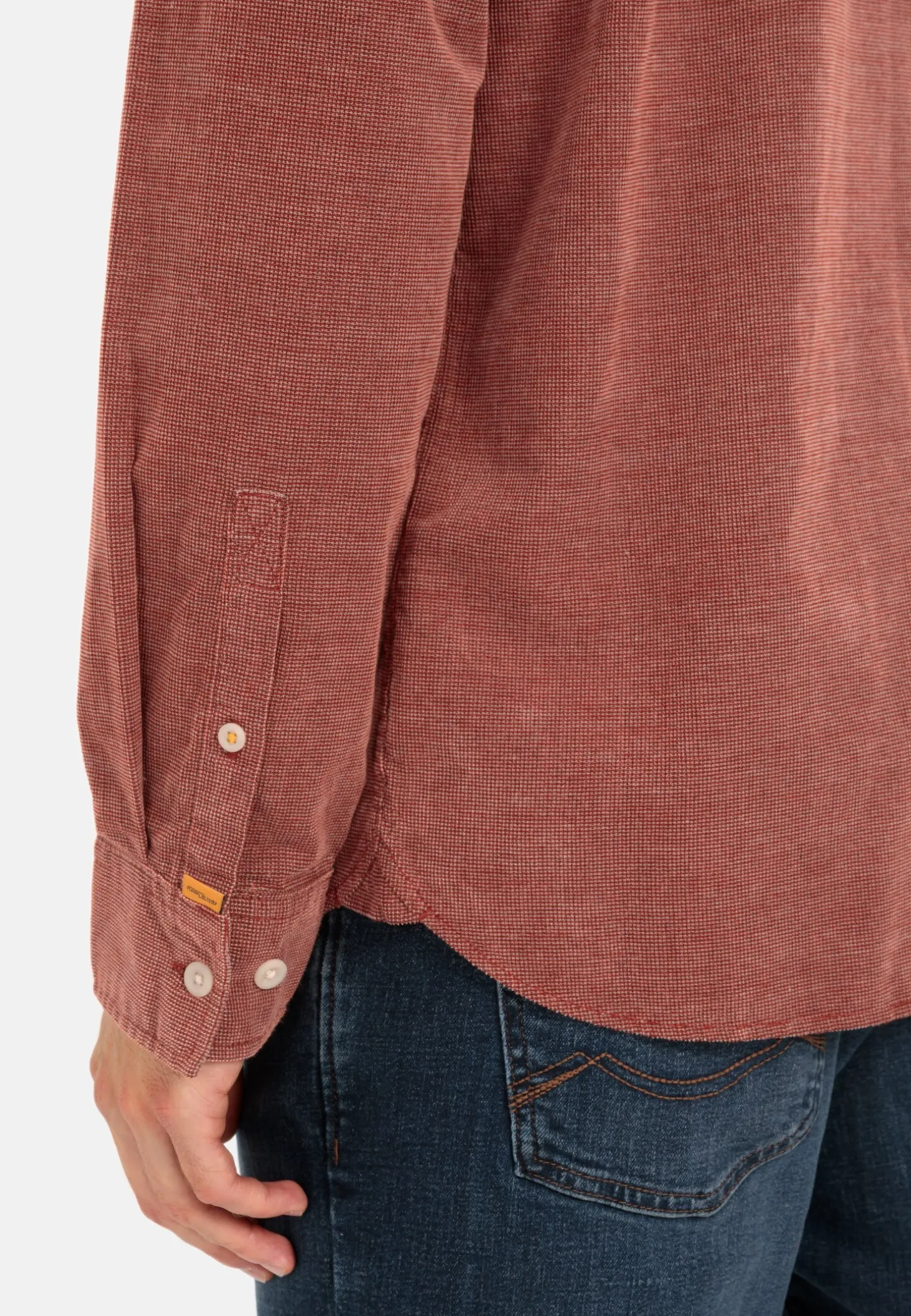 Langarm Hemd in Regular Fit aus Cord