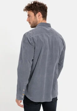 Langarm Hemd in Regular Fit aus Cord