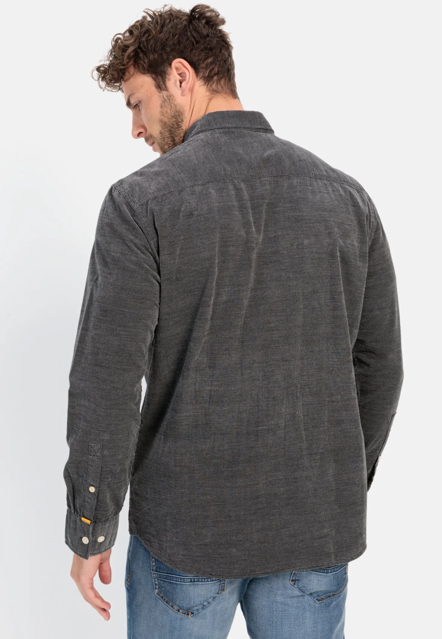 Langarm Hemd in Regular Fit aus Cord