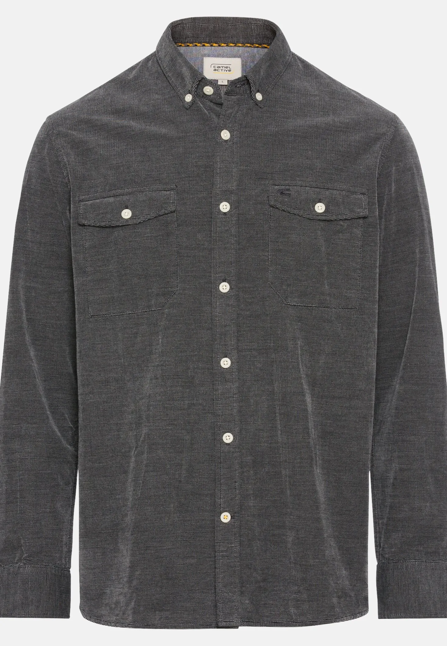 Langarm Hemd in Regular Fit aus Cord