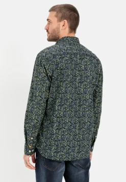 Langarm Hemd mit Allover-Print