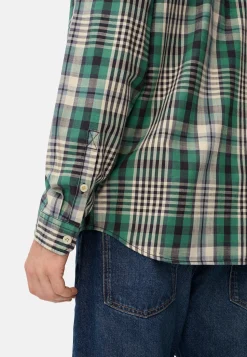 Langarm Hemd mit Kentkragen und Brusttaschen