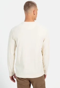 Langarm Henley aus Organic Cotton