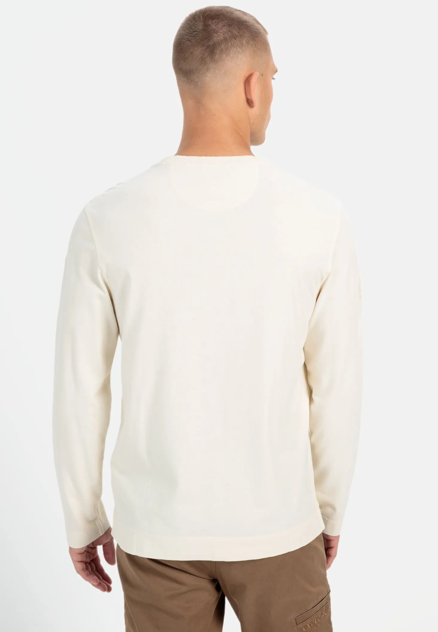 Langarm Henley aus Organic Cotton