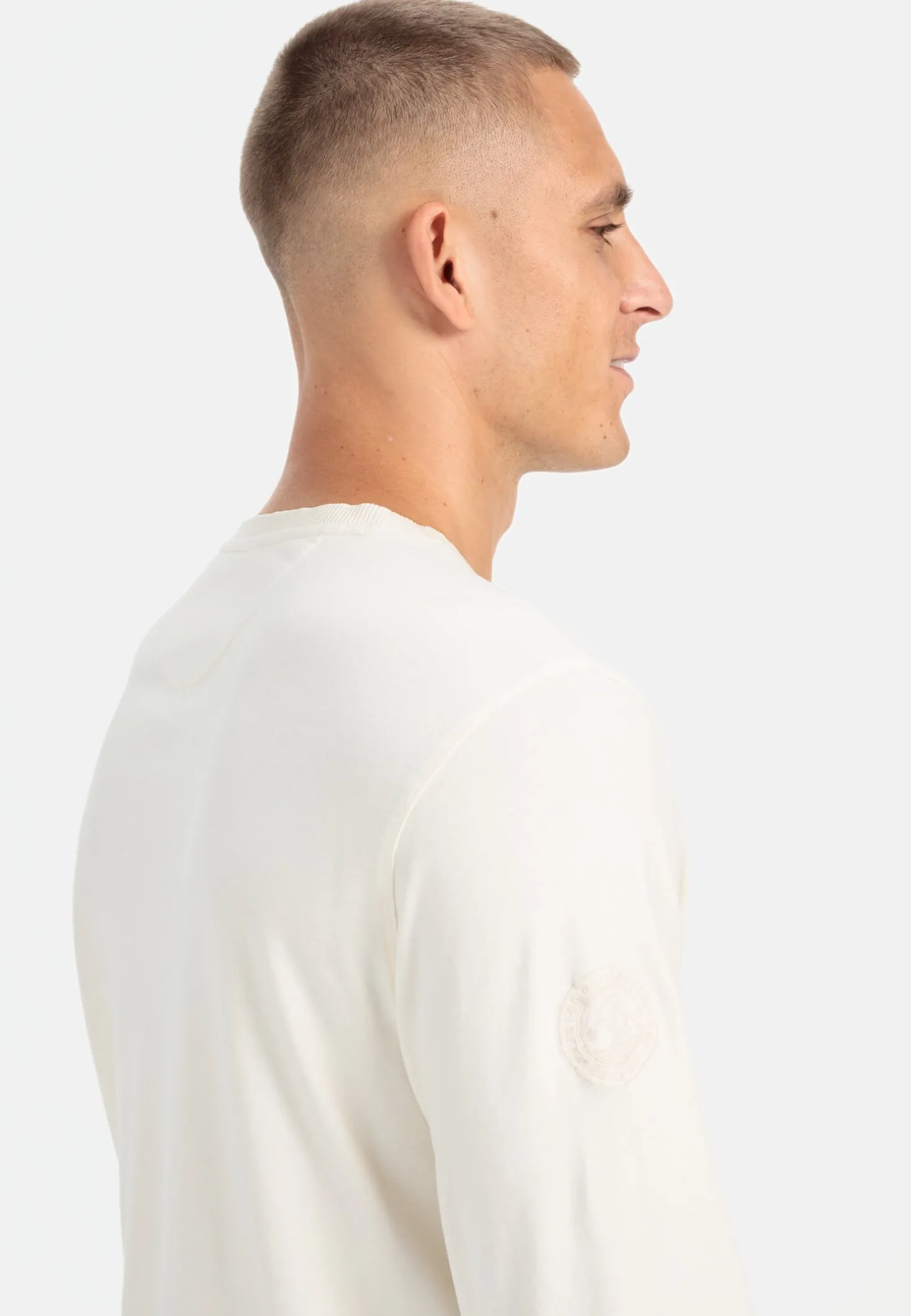 Langarm Henley aus Organic Cotton
