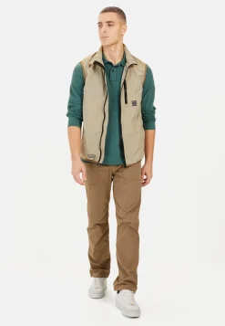 Langarm Poloshirt aus reiner Baumwolle