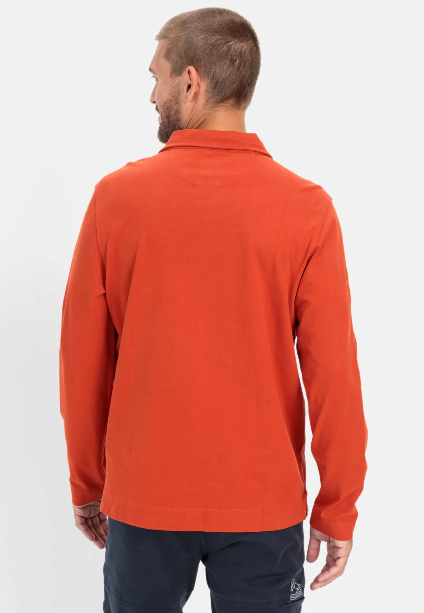 Langarm Poloshirt aus zertifiziertem Organic Cotton