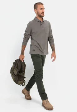 Langarm Poloshirt aus zertifiziertem Organic Cotton