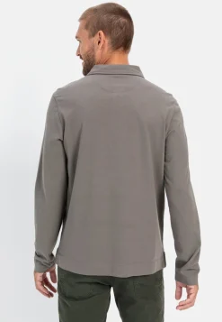 Langarm Poloshirt aus zertifiziertem Organic Cotton