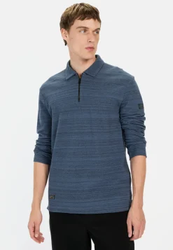 Langarm Poloshirt mit Cooling Effekt
