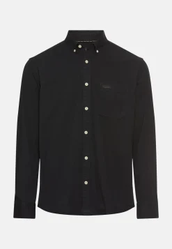 Langarm Shirt mit Button-Down Kragen