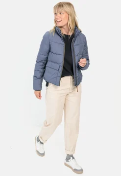 Langarm Sweatshirt mit Waffelmuster