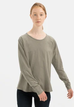 Langarmshirt aus reiner Baumwolle