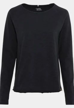 Langarmshirt aus reiner Baumwolle
