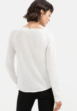 Langarmshirt aus reiner Baumwolle