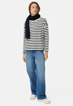 Langarmshirt mit Knopfverschluss