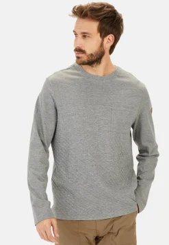Langarmshirt mit Steppmuster