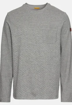 Langarmshirt mit Steppmuster
