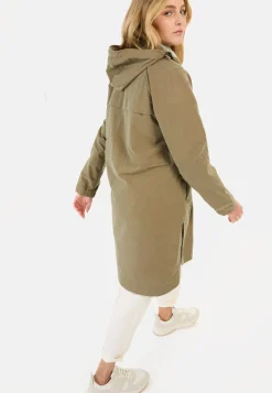 Langer Parka mit verstellbarer Taille