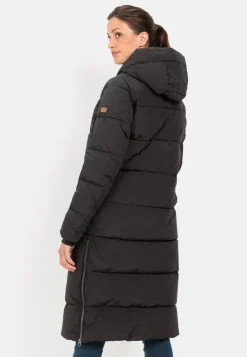 Langer Puffermantel aus recyceltem Polyester