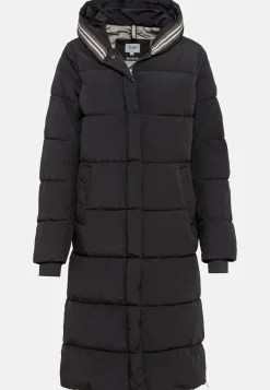 Langer Puffermantel aus recyceltem Polyester