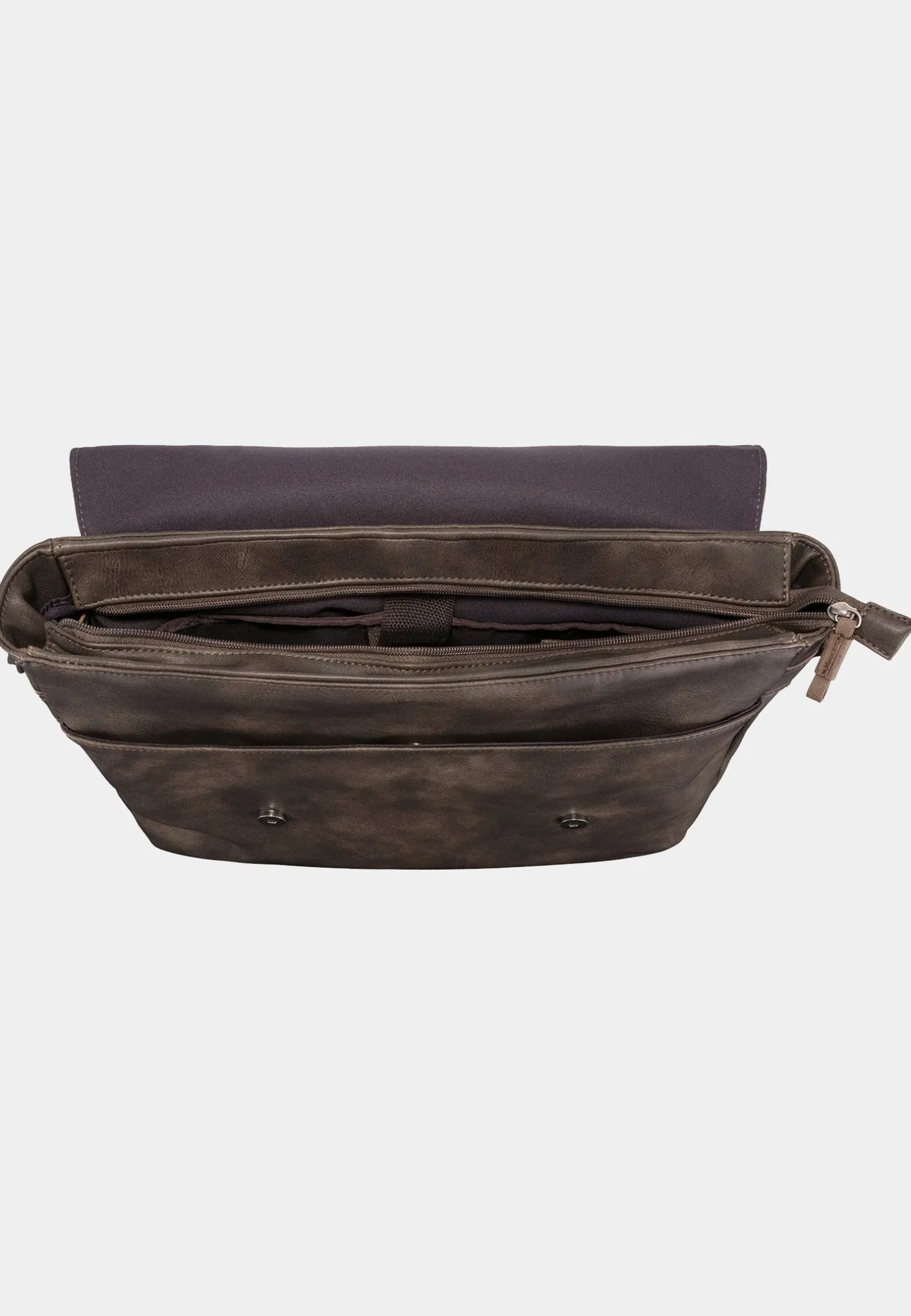 LAOS Messengerbag mit gepolstertem Laptopfach