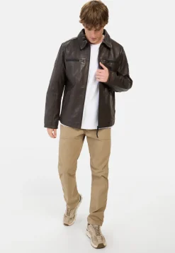 Leder Blouson