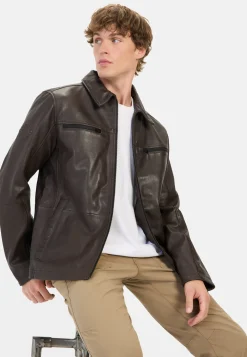 Leder Blouson