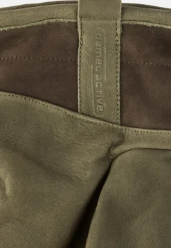 Lederhandschuhe in markanter Optik