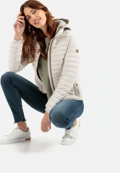 Leicht wattierte Steppjacke aus recyeltem Polyamid