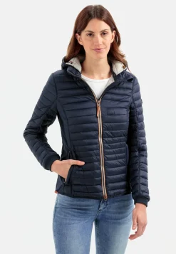 Leicht wattierte Steppjacke aus recyeltem Polyamid