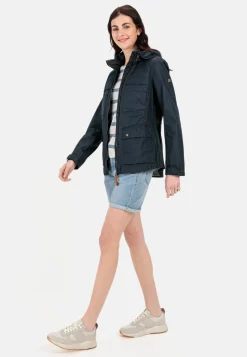 Leichte Jacke aus reiner Baumwolle im Vintage Look